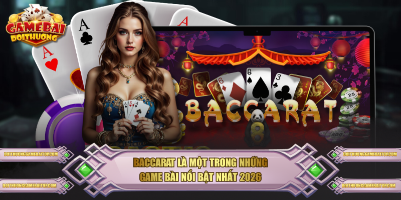 Điểm Danh Các Game Bài Đáng Chơi Nhất Trong Năm 2026 Baccarat là một trong những game bài nổi bật nhất 2026